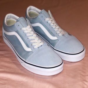 Unisex Vans Baby Blue/White Old Skool
